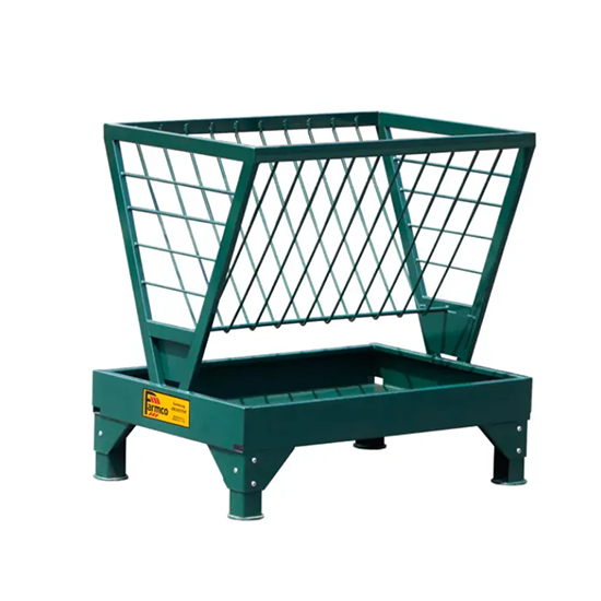 Ani-Mate 3 Compartment Horse Animal Feed Storage Bin Galvanised