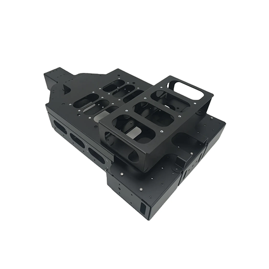 Custom Black Anodized Sheet Metal case Sheet Metal Fabrication Parts