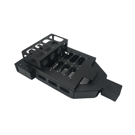 Custom Black Anodized Sheet Metal case Sheet Metal Fabrication Parts