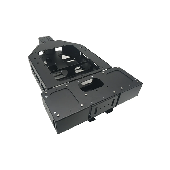 Custom Black Anodized Sheet Metal case Sheet Metal Fabrication Parts