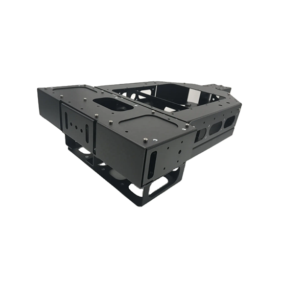 Custom Black Anodized Sheet Metal case Sheet Metal Fabrication Parts