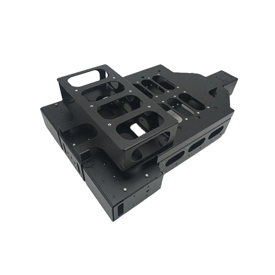 Custom Black Anodized Sheet Metal case Sheet Metal Fabrication Parts