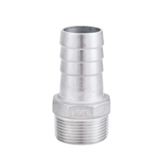 Hex external tooth hose fitting