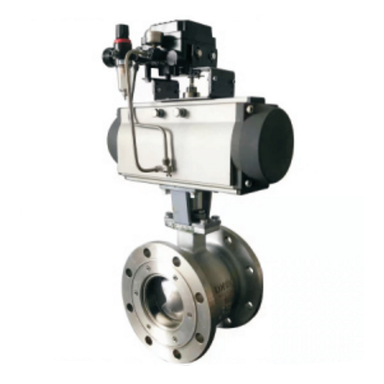 VQ647Y-16P Pneumatic V-shaped regulating ball valve