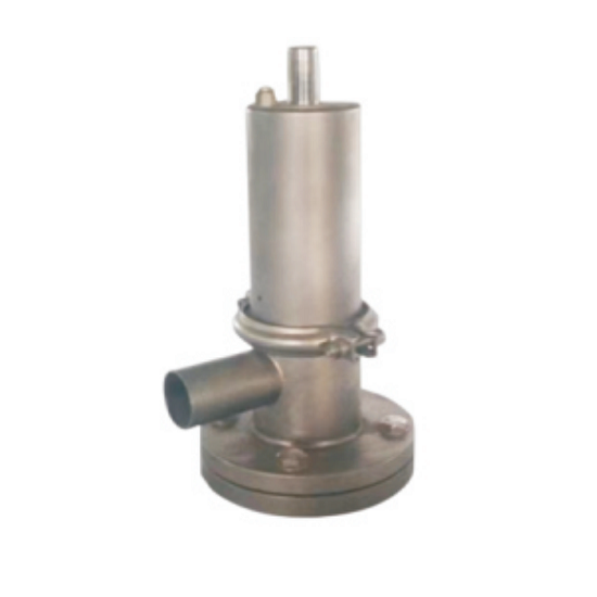Hygienic tank bottom valve