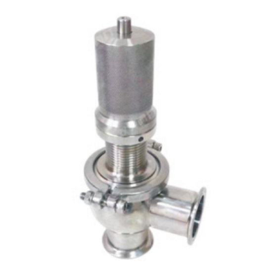 Hygienic safety valve